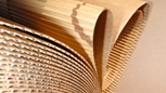 Corrugated card for moving corrugated card